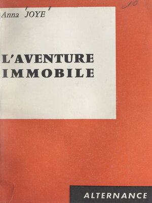 cover image of L'aventure immobile